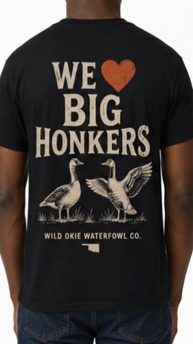 WildOkie We love honkers t-shirt